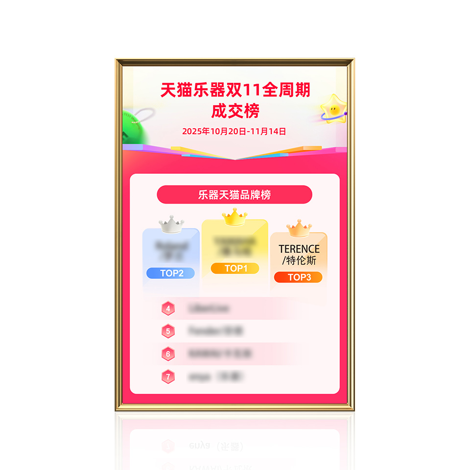 2025天貓雙11品牌榜TOP3